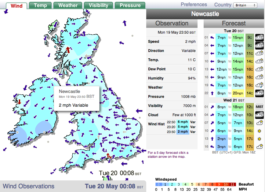 XC Weather Screenshot