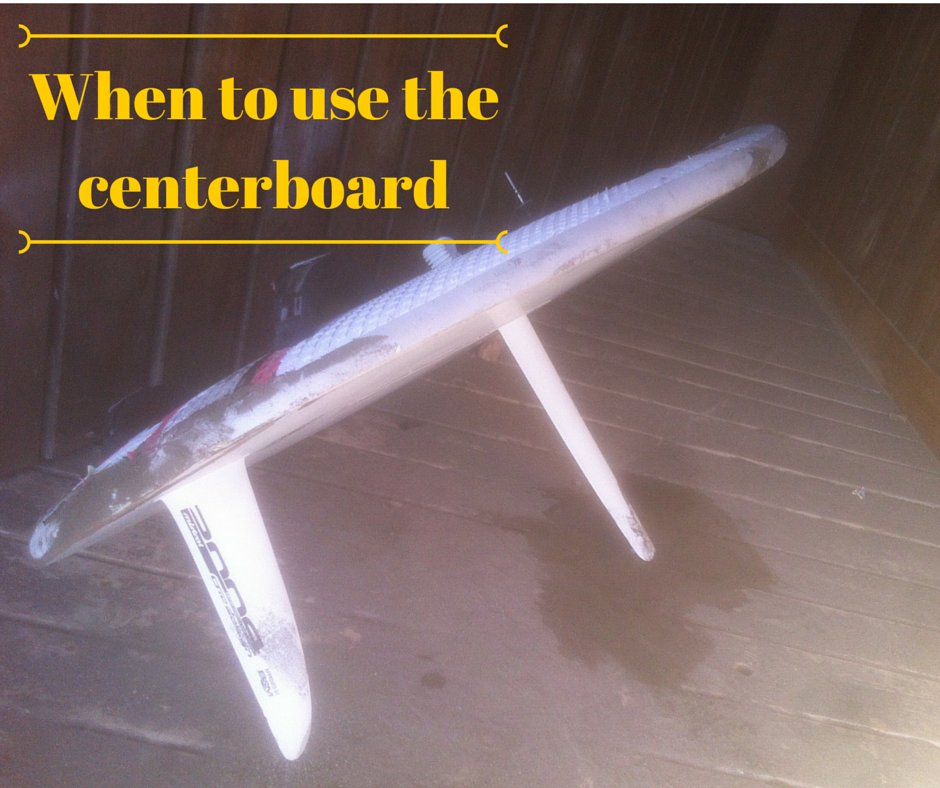 When to use the centerboard