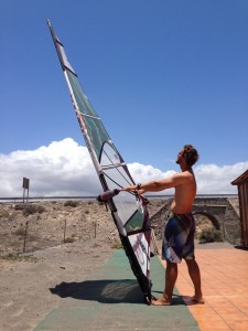 How to tune a windsurf sail