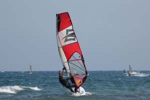 correct windsurf boom position