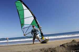 windsurf boom height positioning