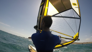 Overhand windsurfing